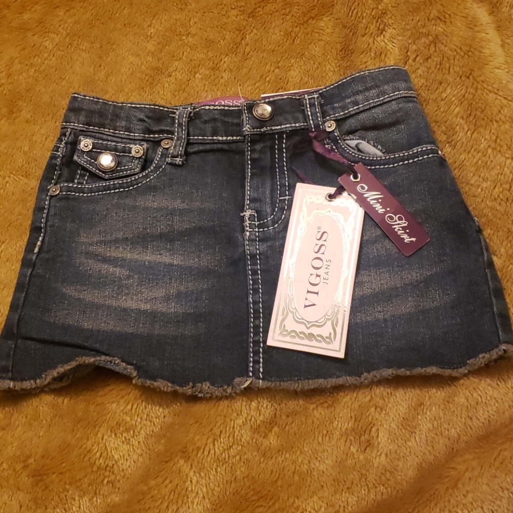 Vigoss Jeans Mini Skirt (New with tags)